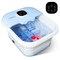 Edge Collections - 16.00" x 10.24" - Blue - Electric Collapsible Foot Spa with Massage and Heat - 1 Piece